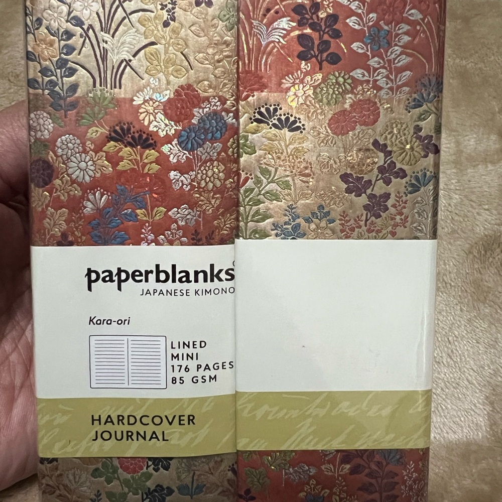 Japanese Kimono Hardcover Mini Journal - Multicolor